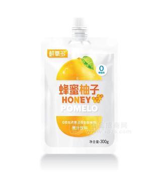 鮮氧多蜂蜜柚子果汁飲料自立袋裝