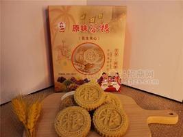 冼祖婆吉祥福谷粮饼系列-原味谷粮饼-花生夹心饼干手工粗粮