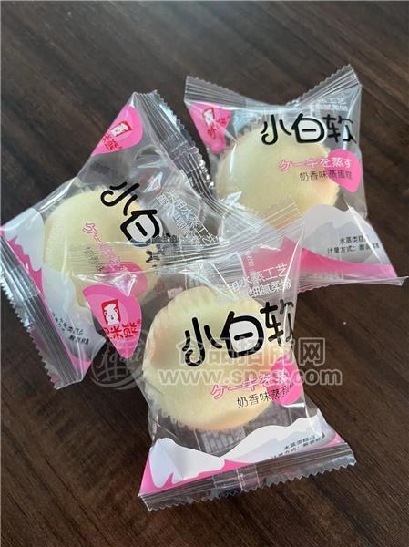 巴米熊奶香味蒸蛋糕水蒸類糕點(diǎn)散稱稱重