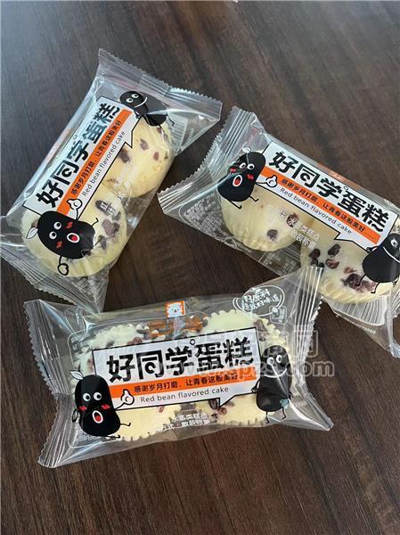 巴米熊好同学蛋糕红豆味水蒸类糕点散称称重
