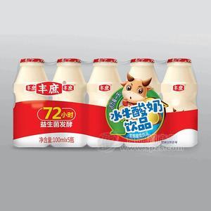 豐庶水牛酸奶飲品發(fā)酵酸奶飲品100ml×5瓶