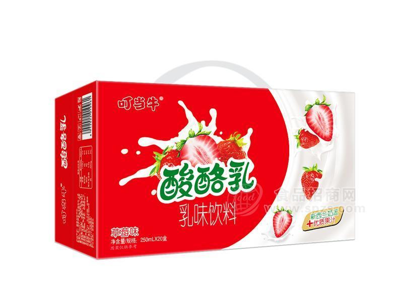 ·叮当牛酸酪乳草莓味250ml*20盒 