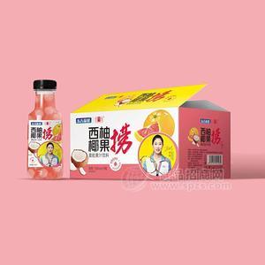 東方量健西柚椰果果粒果汁飲料550ml×15瓶