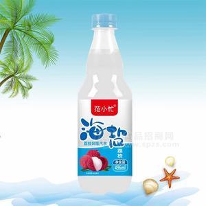 范小忙海鹽荔枝風味汽水496ml