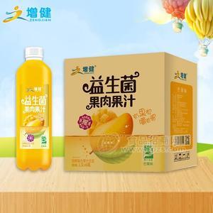 增健芒果味發(fā)酵益生菌果肉果汁飲品1.5LX6瓶