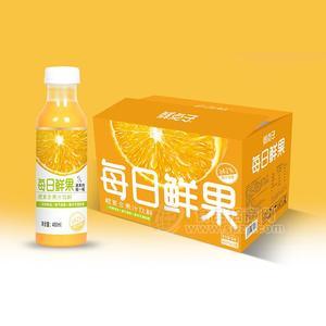 鮮點(diǎn)子每日鮮果橙復(fù)合果汁飲料400mlx15瓶