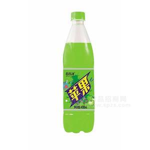 百樂洋蘋果味汽水瓶裝汽水招商490ml