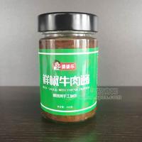 婆婆樂鮮椒牛肉醬調(diào)味品招商260g