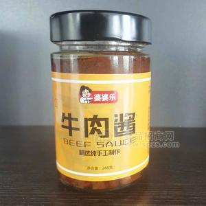 婆婆樂(lè)牛肉醬調(diào)味品招商260g