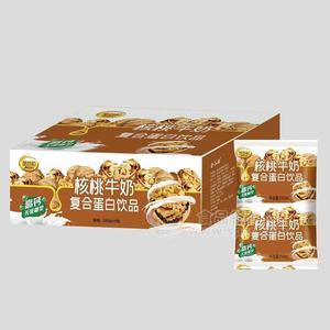 金谷粒核桃牛奶復(fù)合蛋白飲品招商250g×16包