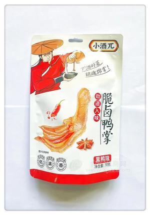 小酒兀 脆鹵鴨掌 黑鴨味 70g袋裝休閑食品零食