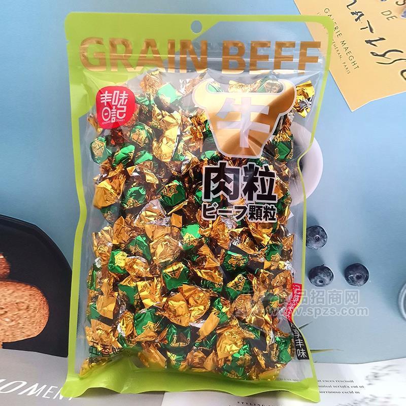 丰味日记牛肉粒五香味休闲食品238g