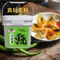 鄧鼎計燒椒醬調(diào)味料桶裝招商3.5kg