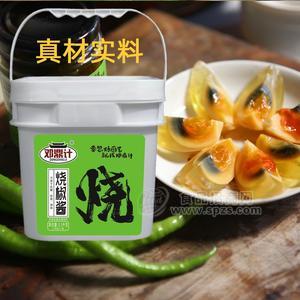 鄧鼎計(jì)燒椒醬調(diào)味料桶裝招商3.5kg