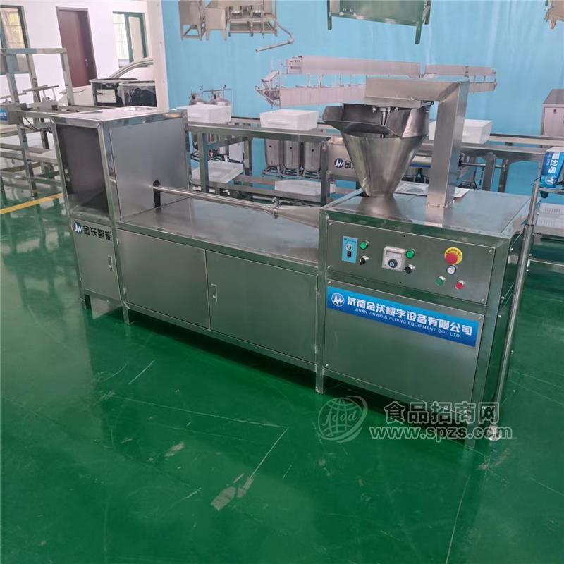 金沃全自动豆腐皮边角料成型机 各种口味素鸡机设备豆制品机械加工
