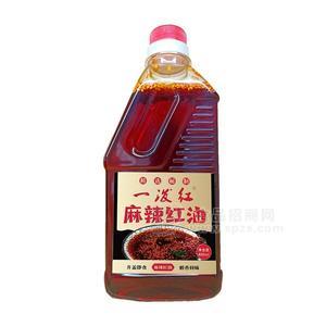 一泼红麻辣红油调味油调味品400ml