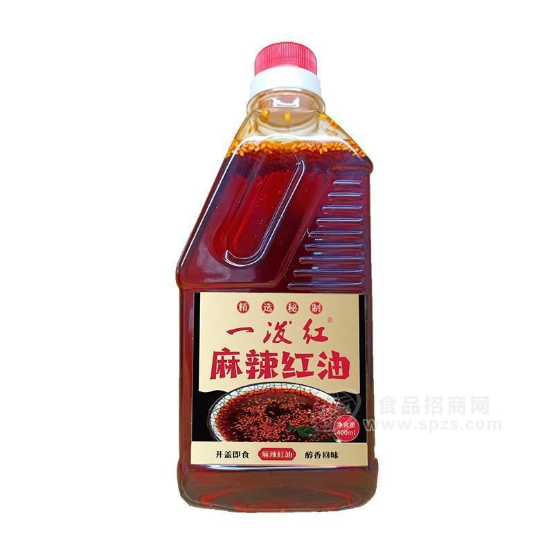 ·一泼红麻辣红油调味油调味品400ml 
