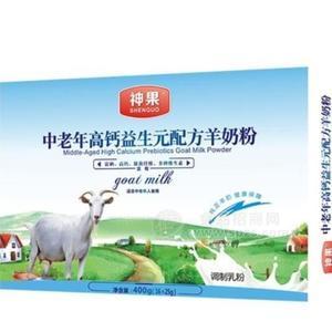 神果中老年高鈣益生元配方羊奶粉400g