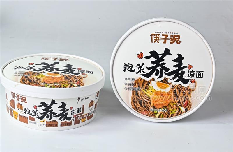 筷子說泡菜蕎麥涼面