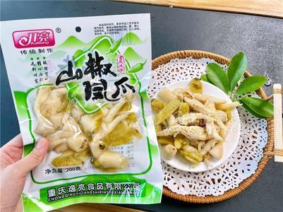 开亮山椒凤爪袋装200g