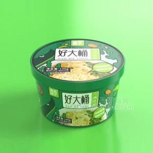 善品娘子好大桶蘭州拉面方便食品146g