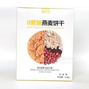 第五餐0蔗糖燕麥餅干芝麻味238g