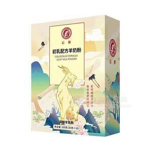 后稷初乳配方羊奶粉320g值得信賴的品牌