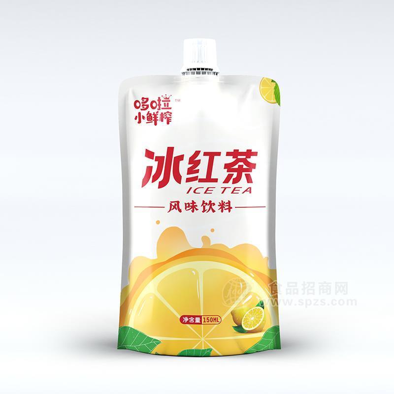 ·哆啦小鲜榨冰红茶风味饮料150ml 