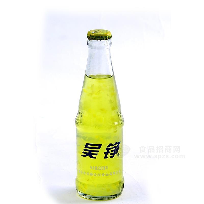 吳錚玻璃瓶果粒200ml