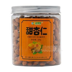 疆果果甜杏仁坚果干果休闲食品220g