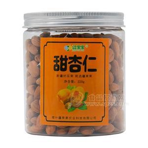 疆果果甜杏仁堅(jiān)果干果休閑食品220g