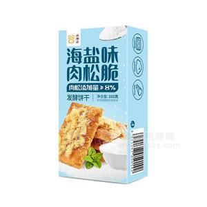 谷物志海盐味肉松脆发酵饼干102g