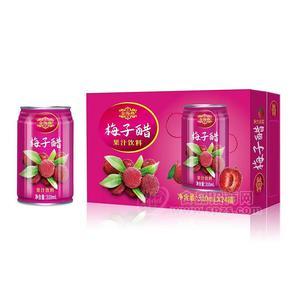 金海燕梅子醋果汁飲料310mlx24罐