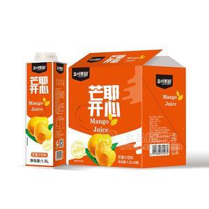 玉川果園保鮮屋芒果汁飲料1.5L×6瓶