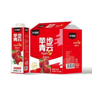 玉川果園保鮮屋蘋(píng)果汁飲料1.5L×6瓶