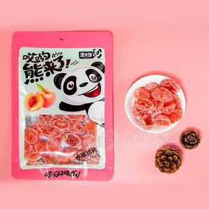 澳米伽水蜜桃片蜜餞果脯休閑食品110g