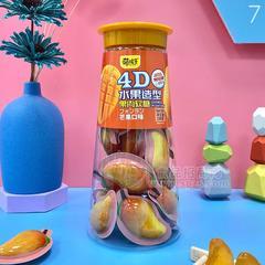 萌孩子芒果口味果肉软糖糖果招商200g