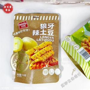 合百客狼牙辣土豆休闲食品零食小包装麻辣素食土豆条