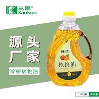 贊皇縣三康冷榨核桃油1.8L桶裝