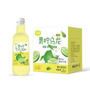 京智源大瓶裝青檸烏果汁茶飲料1.25LX6瓶