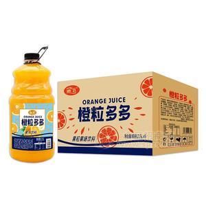 通飛真果粒大桶裝橙粒多多果粒果味飲料2.5LX6桶