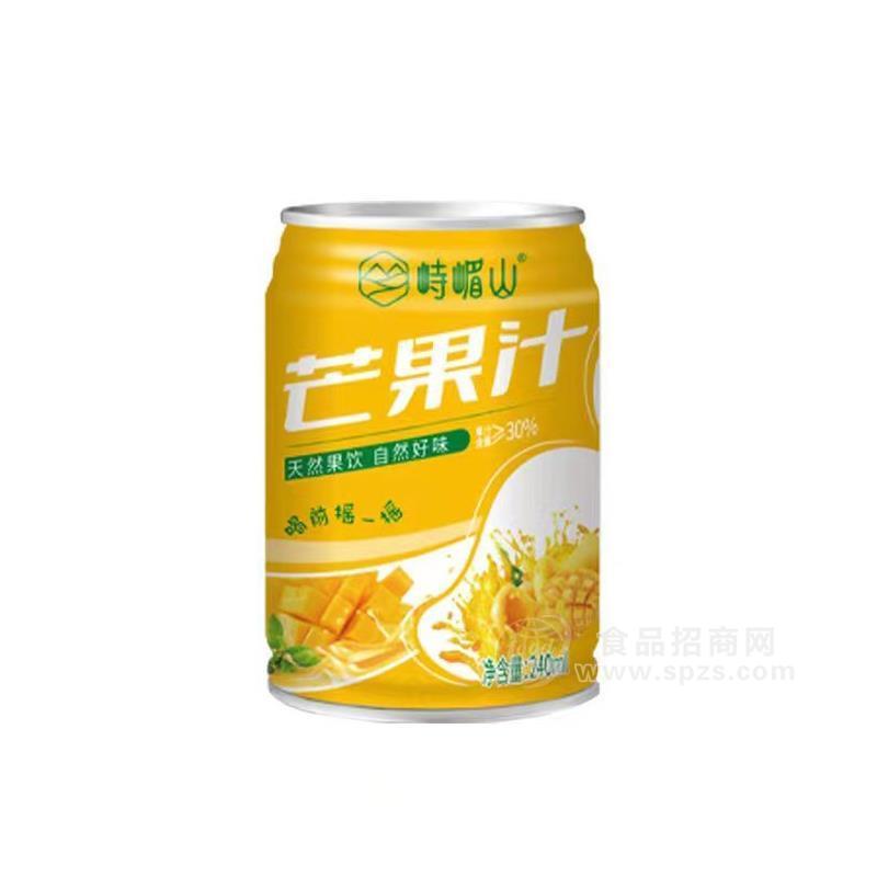 ·峙嵋山芒果汁果汁饮料240ml 