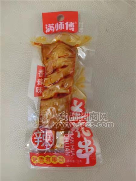 滿師傅 蘭花豆串 香辣味 25g 1元麻辣小零食 休閑食品