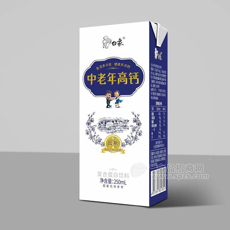 白象中老年高鈣復(fù)合蛋白飲料250ml