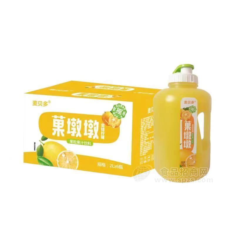 麥貝多果墩墩果粒果汁飲料2lx6瓶