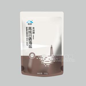 海跃高纯日晒海盐未加碘300g