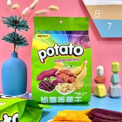 萌孩子脆薯香蕉干休闲食品162g