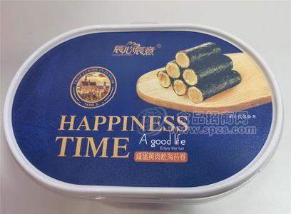 辰心辰意咸蛋黃肉松海苔卷盒裝