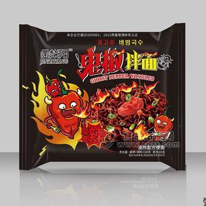 金紫陽(yáng)鬼椒拌面方便食品方便面120g