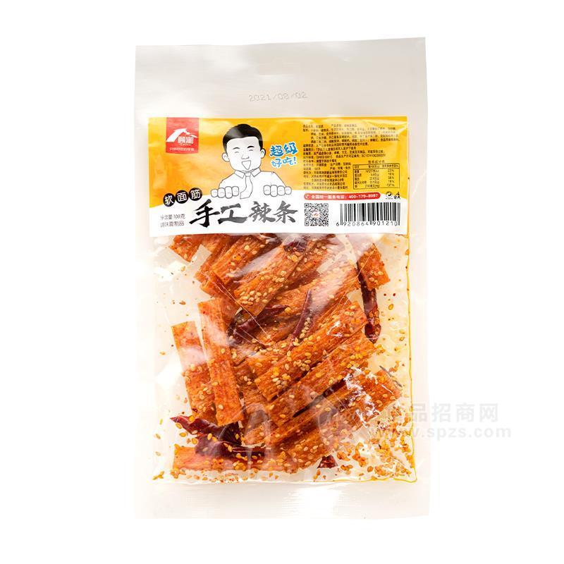 ·顾湘手工辣条软面筋辣条招商108g 